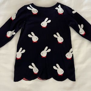 Jacadi bunny sweater dress